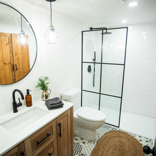 Bathroom 3 - Basement - walk-in shower